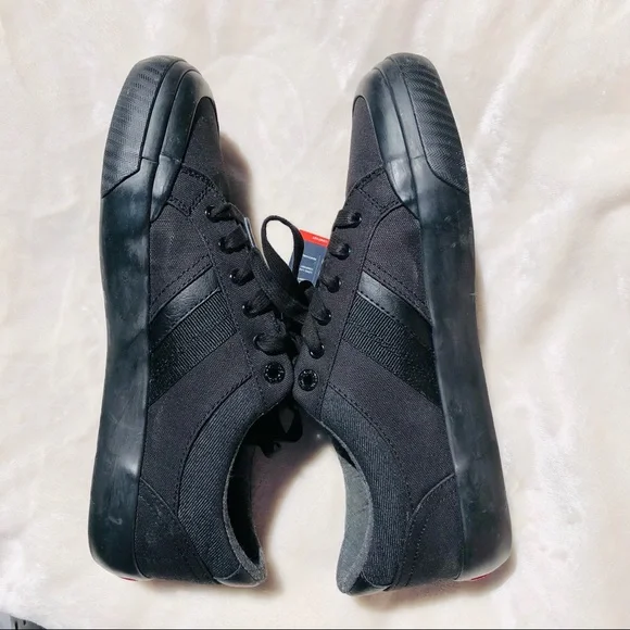 Levis Strauss & Co. Men's Sneakers Casual Low-Top Shoes Black Size 9 Comfort! - Picture 3 of 6